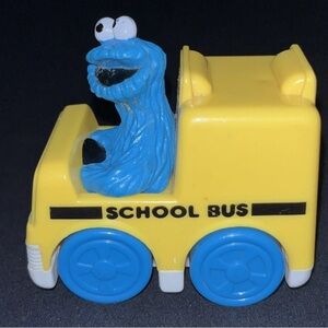 Cookie Monster School Bus 1993 Tyco Jim Henson Sesame Street